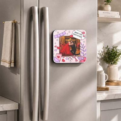 Made for Each Other Gift for Couples Personalized Musical Fridge Magnet with Rechargeable for Wife & Husband